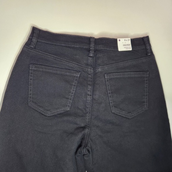 Gloria Vanderbilt Women's Amanda Stretch Denim Jean, Black 8x31 - NWT - Picture 5 of 6